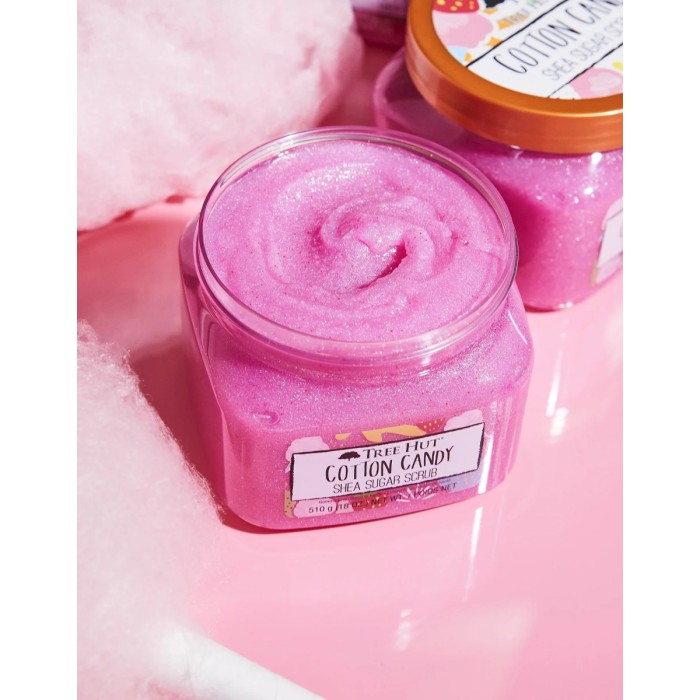 Tree Hut Cotton Candy Shea Sugar Scrub, 510 G Tree Hut Cotton Candy Shea Sugar Scrub, 510 G