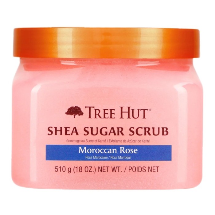Tree Hut Shea Sugar Scrub Moroccan Rose, 510 G Tree Hut Shea Sugar Scrub Moroccan Rose, 510 G