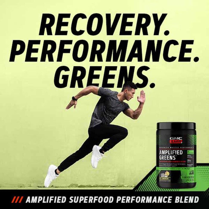 Gnc Amp Amplified Greens Superfoods Performance Blend, Ameste De Super Alimente Verzi Cu Aroma De Limonada Racoritoare, 282.6 G Gnc Amp Amplified Greens Superfoods Performance Blend, Ameste De Super Alimente Verzi Cu Aroma De Limonada Racoritoare, 282.6 G