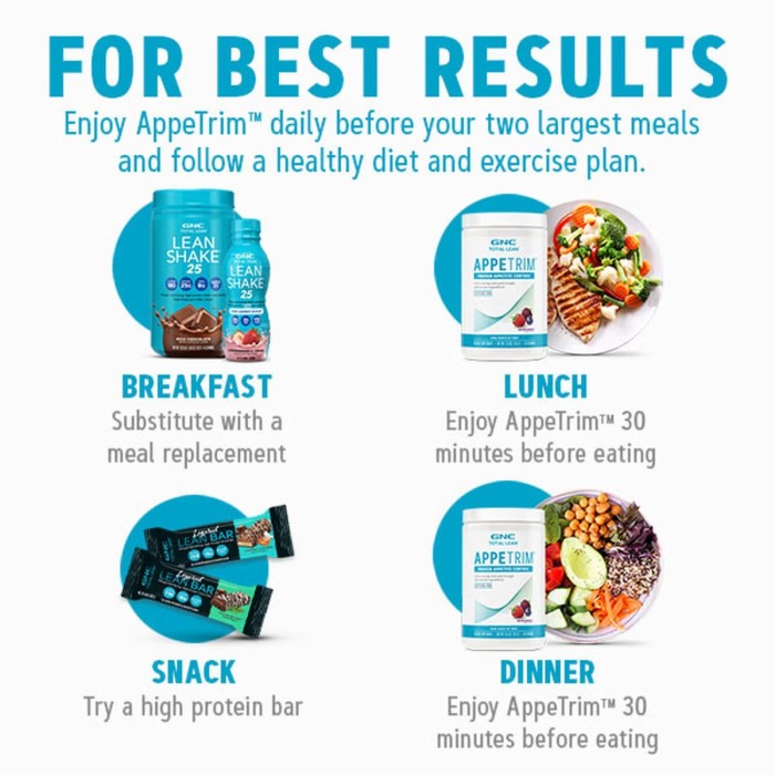 Gnc Total Lean Appetrim Proven Appetite Control, Formula Avansata Pentru Controlul Apetitului, Cu Aroma De Fructe De Padure, 351 G Gnc Total Lean Appetrim Proven Appetite Control, Formula Avansata Pentru Controlul Apetitului, Cu Aroma De Fructe De Padure, 351 G