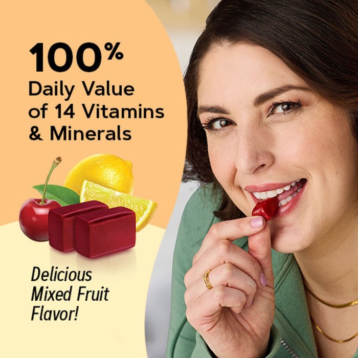 Gnc Women's Ultra Mega Soft Chews, Mixed Fruit, Multivitamine Pentru Femei Caramele Cu Aroma De Mix De Fructe, 60 Caramele Gnc Women's Ultra Mega Soft Chews, Mixed Fruit, Multivitamine Pentru Femei Caramele Cu Aroma De Mix De Fructe, 60 Caramele