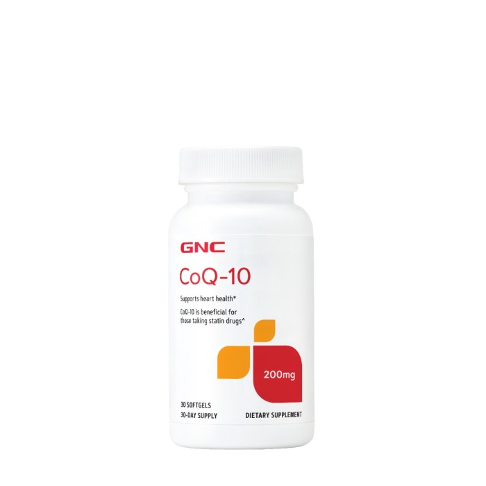 Gnc Coenzima Q-10 Naturala 200 Mg, 30 Cps Gnc Coenzima Q-10 Naturala 200 Mg, 30 Cps