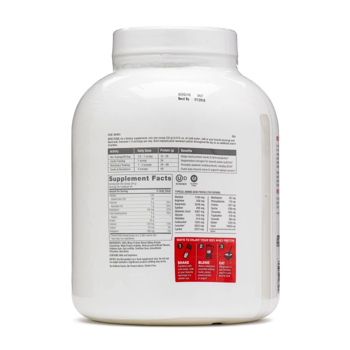 Gnc Pro Performance 100% Whey, Proteina Din Zer Cu Aroma De Vanilie, Testata Antidoping, 2176 G Gnc Pro Performance 100% Whey, Proteina Din Zer Cu Aroma De Vanilie, Testata Antidoping, 2176 G
