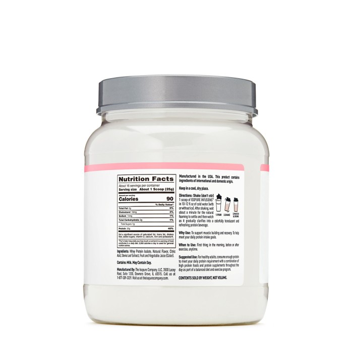 Isopure Infusions, Proteina Izolata Din Zer, Cu Aroma De Punch Tropical, 400 G Isopure Infusions, Proteina Izolata Din Zer, Cu Aroma De Punch Tropical, 400 G