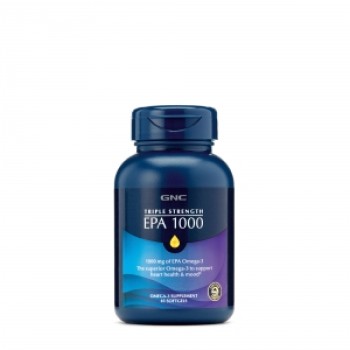 TRIPLE STRENGTH EPA 1000 mg (90 capsule gelatinoase), GNC