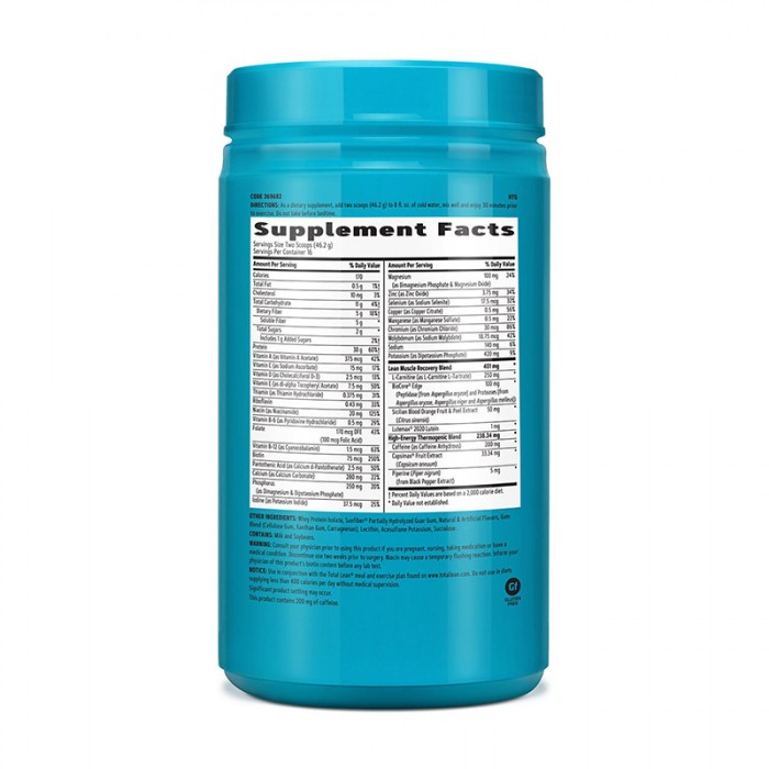 Lean Shake Burn Shake proteic cu aroma de vanilie (739.2 grame), GNC Total Lean de la Biom.ro. Online e mai simplu Lean Shake Burn Shake proteic cu aroma de vanilie (739.2 grame), GNC Total Lean de la Biom.ro. Online e mai simplu