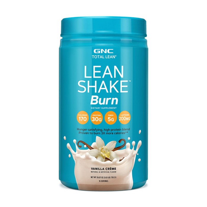 Lean Shake Burn Shake proteic cu aroma de vanilie (739.2 grame), GNC Total Lean de la Biom.ro. Online e mai simplu Lean Shake Burn Shake proteic cu aroma de vanilie (739.2 grame), GNC Total Lean de la Biom.ro. Online e mai simplu