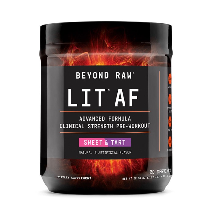 LIT AF Formula pre-workout cu aroma dulce acrisoara (462 grame), GNC Beyond Raw de la Biom.ro. Online e mai simplu LIT AF Formula pre-workout cu aroma dulce acrisoara (462 grame), GNC Beyond Raw de la Biom.ro. Online e mai simplu