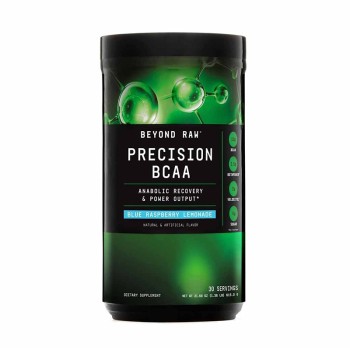 Precision BCAA Aminoacizi cu aroma de limonada de zmeura albastra (615 grame), GNC Beyond Raw