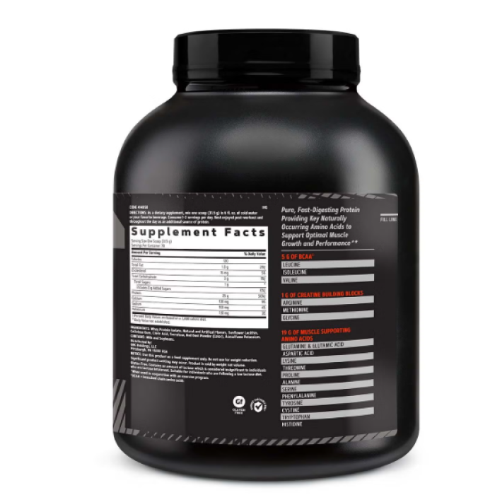 Gnc Amp Pure Isolate, Proteina Izolata Din Zer, Cu Aroma De Capsuni, 2205 G Gnc Amp Pure Isolate, Proteina Izolata Din Zer, Cu Aroma De Capsuni, 2205 G