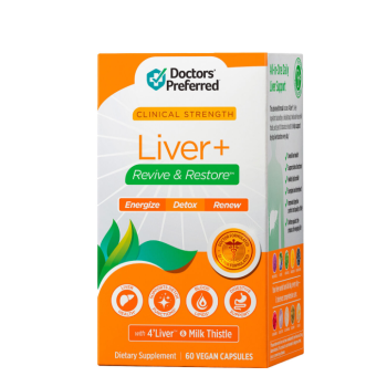 Doctors' Preferred Liver Plus Revive And Restore, Formula Avansata Pentru Detoxifierea Si Regenerarea Ficatului, 60 Cps