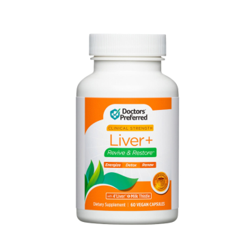 Doctors' Preferred Liver Plus Revive And Restore, Formula Avansata Pentru Detoxifierea Si Regenerarea Ficatului, 60 Cps