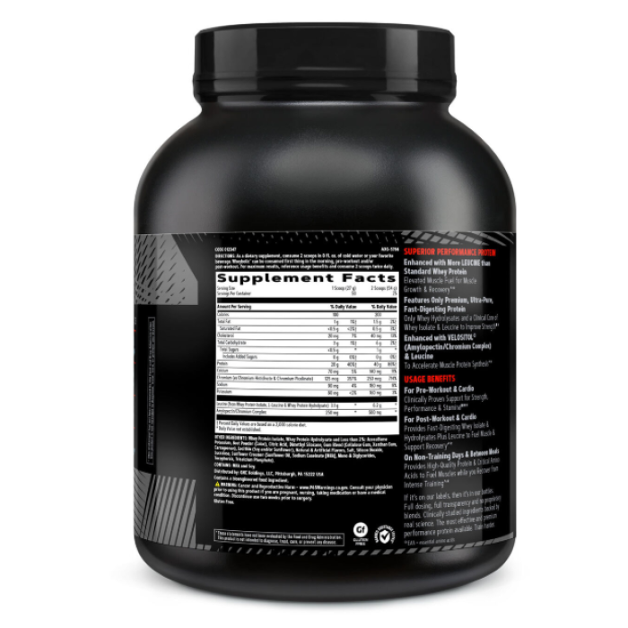 Gnc Amp Wheybolic, Proteina Din Zer, Cu Aroma De Capsuni Si Frisca, 1350 G Gnc Amp Wheybolic, Proteina Din Zer, Cu Aroma De Capsuni Si Frisca, 1350 G