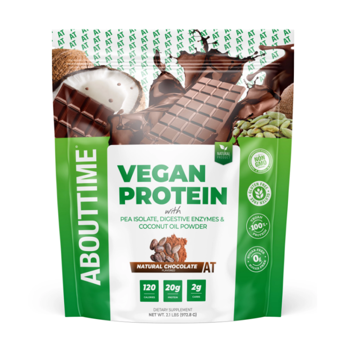 Abouttime Vegan Protein Proteina Vegana Cu Aroma Naturala De Ciocolata, 972.8 Abouttime Vegan Protein Proteina Vegana Cu Aroma Naturala De Ciocolata, 972.8