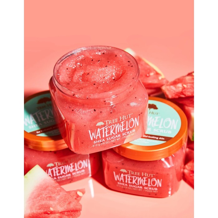 Tree Hut Shea Sugar Scrub Watermelon, 510 G Tree Hut Shea Sugar Scrub Watermelon, 510 G