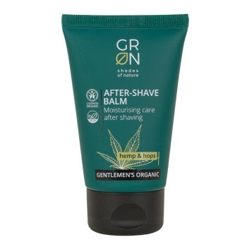 Balsam hidratant dupa ras Bio Organic Gentlemens cu canepa si hamei (50ml), GRN Shades of Nature