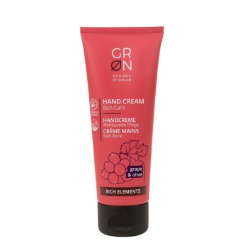 Crema de maini reparatoare Bio Organica Rich Elements cu masline si struguri (75ml), GRN Shades of Nature