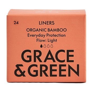 Panty liners din bambus organic (24 buc), Grace and Green