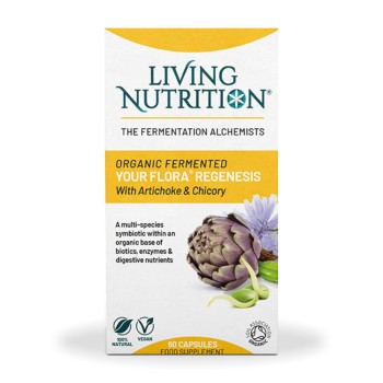 Your Flora Regenesis 700 mg probiotice fermentate pentru refacerea florei intestinale (60 capsule), Living Nutrition Your Flora Regenesis 700 mg probiotice fermentate pentru refacerea florei intestinale (60 capsule), Living Nutrition