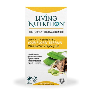 Your Flora Terrain 700 mg probiotice fermentate pentru protejarea mucoasei intestinale (60 capsule), Living Nutrition Your Flora Terrain 700 mg probiotice fermentate pentru protejarea mucoasei intestinale (60 capsule), Living Nutrition
