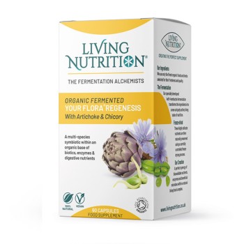 Your Flora Regenesis 700 mg probiotice fermentate pentru refacerea florei intestinale (60 capsule), Living Nutrition Your Flora Regenesis 700 mg probiotice fermentate pentru refacerea florei intestinale (60 capsule), Living Nutrition