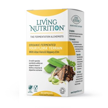 Your Flora Terrain 700 mg probiotice fermentate pentru protejarea mucoasei intestinale (60 capsule), Living Nutrition Your Flora Terrain 700 mg probiotice fermentate pentru protejarea mucoasei intestinale (60 capsule), Living Nutrition