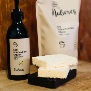 Refill Detergent lichid vase 99.7% ingrediente naturale Fresh Citrus (1000 ml), Mulieres