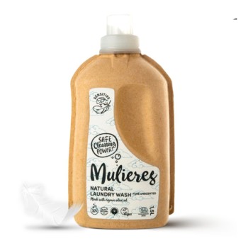 Detergent pentru rufe cu 99% ingrediente naturale fara parfum (1.5L), Mulieres Detergent pentru rufe cu 99% ingrediente naturale fara parfum (1.5L), Mulieres
