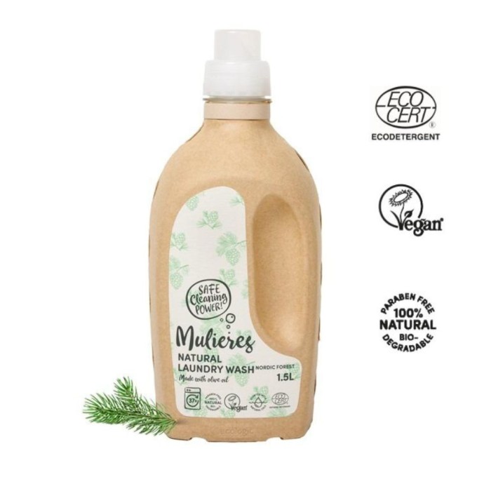 Detergent pentru rufe cu 99% ingrediente naturale Nordic Forest (1.5L), Mulieres de la Biom.ro. Online e mai simplu