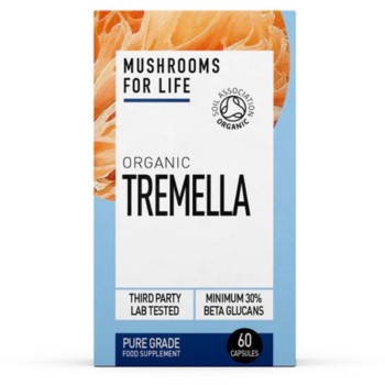Organic Tremella Mushroom 800mg Pure Grade Extract (60 capsule), MushroomsForLife Organic Tremella Mushroom 800mg Pure Grade Extract (60 capsule), MushroomsForLife