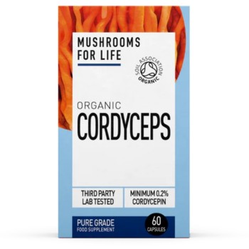 Organic Cordyceps 800 mg Pure Grade Extract (60 capsule), MushroomsForLife Organic Cordyceps 800 mg Pure Grade Extract (60 capsule), MushroomsForLife