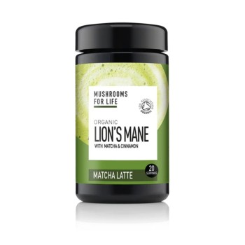 Organic Lions Mane Matcha Latte Pure Grade Extract 110 grame (20 portii), MushroomsForLife