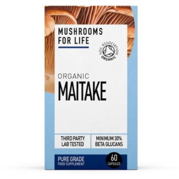 Organic Maitake 800 mg Pure Grade Extract (60 capsule), MushroomsForLife Organic Maitake 800 mg Pure Grade Extract (60 capsule), MushroomsForLife