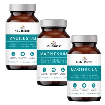 Magneziu Formula cu 4 chelati, Pachet Economic (3x120 capsule), Neutrient Magneziu Formula cu 4 chelati, Pachet Economic (3x120 capsule), Neutrient