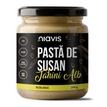 Pasta de susan (Tahini Alb) ecologica/BIO (250 grame), Niavis Pasta de susan (Tahini Alb) ecologica/BIO (250 grame), Niavis