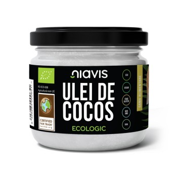 Ulei de cocos extra virgin ecologic/BIO (200g/220ml), Niavis Ulei de cocos extra virgin ecologic/BIO (200g/220ml), Niavis