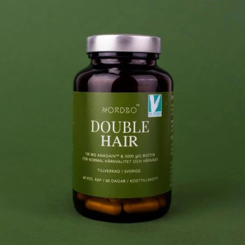 Double Hair Vegan (60 capsule), Nordbo Double Hair Vegan (60 capsule), Nordbo