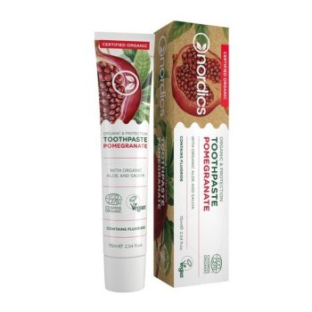 Pasta de dinti pentru protectie cu rodie bio (75 ml), Nordics Pasta de dinti pentru protectie cu rodie bio (75 ml), Nordics