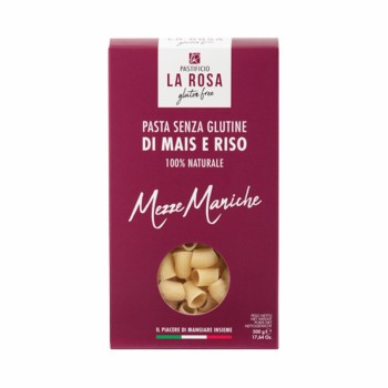 Mezze maniche fara gluten (500 grame), Pastificio la Rosa Mezze maniche fara gluten (500 grame), Pastificio la Rosa