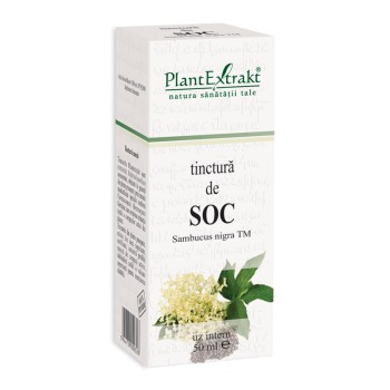 Tinctura de soc - Sambucus Nigra TM (50 ml), Plantextrakt Tinctura de soc - Sambucus Nigra TM (50 ml), Plantextrakt