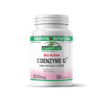 Coenzima Q-10 Forte 200 mg (30 capsule), Provita Nutrition Coenzima Q-10 Forte 200 mg (30 capsule), Provita Nutrition