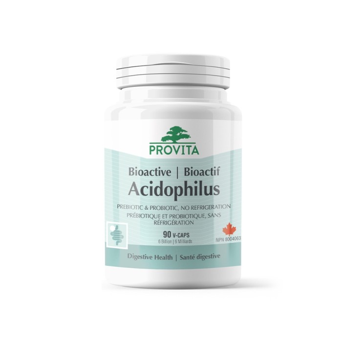Bio-Active Acidophilus (90 capsule), Provita Nutrition