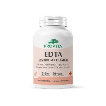 EDTA Chelat Disodic Biodisponibil 910 mg (90 capsule), Provita Nutrition