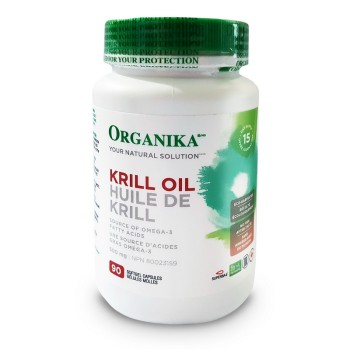 Krill Oil Forte Ulei de crevete 500 mg (90 capsule), Organika Canada Krill Oil Forte Ulei de crevete 500 mg (90 capsule), Organika Canada