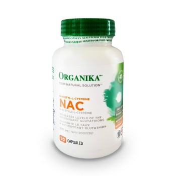 NAC N-acetil-cisteina 500 mg (90 capsule), Organika Canada NAC N-acetil-cisteina 500 mg (90 capsule), Organika Canada