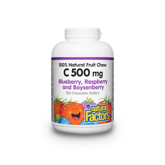 Vitamina C 500 mg cu bioflavonoizi, rutin si maces (90 tablete), Natural Factors de la Biom.ro. Online e mai simplu