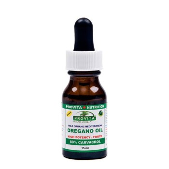 Ulei de Oregano Forte cu 80% Carvacrol (15 ml), Provita Nutrition Ulei de Oregano Forte cu 80% Carvacrol (15 ml), Provita Nutrition