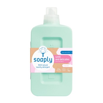 Detergent ecologic pentru lana si matase cu 99.9% ingrediente naturale Lively Lotus (1L), Soaply