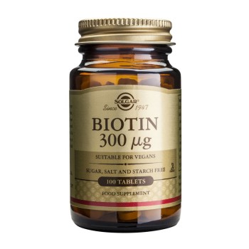 Biotin 300mcg (100 tablete), Solgar Biotin 300mcg (100 tablete), Solgar