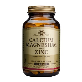 Calcium Magnesium + Zinc (100 tablete), Solgar Calcium Magnesium + Zinc (100 tablete), Solgar